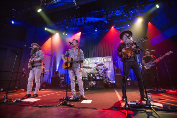 Washboard Union performs during Denim and Diamonds Gala Night